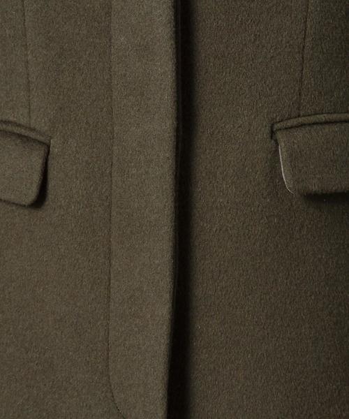 BEAUTY&YOUTH UNITED ARROWS（ビューティーアンドユースユナイテッドアローズ）の「BY メルトンチェスターコート◆（チェスターコート・レディース・ブラック/オリーブ・SMALL/MEDIUM）」の13枚目の写真
