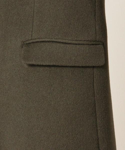 BEAUTY&YOUTH UNITED ARROWS（ビューティーアンドユースユナイテッドアローズ）の「BY メルトンチェスターコート◆（チェスターコート・レディース・ブラック/オリーブ・SMALL/MEDIUM）」の15枚目の写真