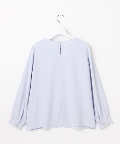 ANY SIS(エニィスィス)の「フリル ブラウス(シャツ/ブラウス・レディース・スカイブルー系/ホワイト系・X-LARGE)」の11枚目の写真