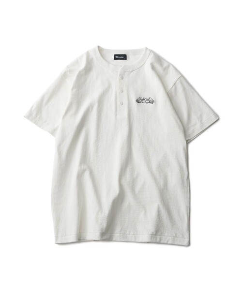 Subciety(サブサエティ)の「Henley neck tee(Tシャツ/カットソー・メンズ・ブラック/ホワイト/グレー・SMALL/MEDIUM/LARGE/X-LARGE/XX-LARGE)」の14枚目の写真
