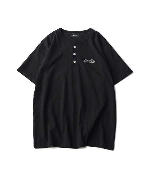 Subciety(サブサエティ)の「Henley neck tee(Tシャツ/カットソー・メンズ・ブラック/ホワイト/グレー・SMALL/MEDIUM/LARGE/X-LARGE/XX-LARGE)」の11枚目の写真