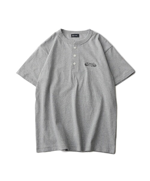 Subciety(サブサエティ)の「Henley neck tee(Tシャツ/カットソー・メンズ・ブラック/ホワイト/グレー・SMALL/MEDIUM/LARGE/X-LARGE/XX-LARGE)」の16枚目の写真