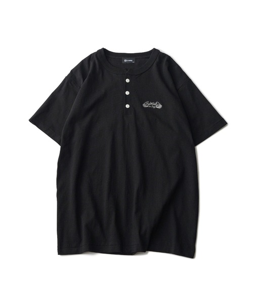 Subciety(サブサエティ)の「Henley neck tee(Tシャツ/カットソー・メンズ・ブラック/ホワイト/グレー・SMALL/MEDIUM/LARGE/X-LARGE/XX-LARGE)」の5枚目の写真