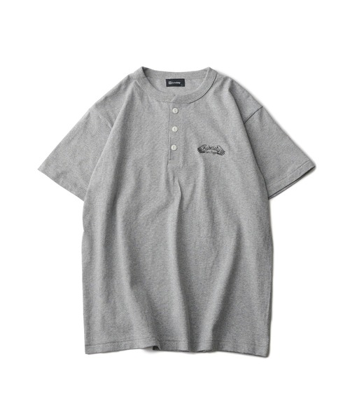 Subciety(サブサエティ)の「Henley neck tee(Tシャツ/カットソー・メンズ・ブラック/ホワイト/グレー・SMALL/MEDIUM/LARGE/X-LARGE/XX-LARGE)」の6枚目の写真