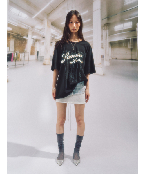 SOMSOC(ソムソック)の「TROMPE LOEIL CORSET TOP_BLACK(Tシャツ/カットソー・レディース・その他・FREE)」の3枚目の写真