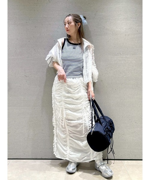 FURFUR（ファーファー）の「シアーフリルブルゾン（ブルゾン・レディース・オフホワイト/ブラック/ピンク・F）」の15枚目の写真