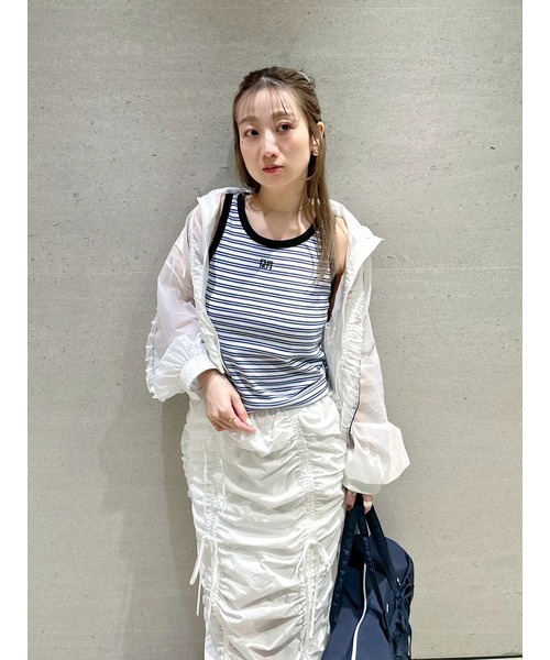 FURFUR（ファーファー）の「シアーフリルブルゾン（ブルゾン・レディース・オフホワイト/ブラック/ピンク・F）」の16枚目の写真