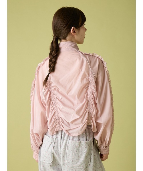 FURFUR（ファーファー）の「シアーフリルブルゾン（ブルゾン・レディース・オフホワイト/ブラック/ピンク・F）」の22枚目の写真