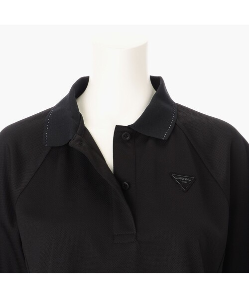 BRIEFING（ブリーフィング）の「【BRIEFING GOLF／ブリーフィングゴルフ】 LA WS COOLCORE POLO RF（Tシャツ/カットソー・レディース・ブラック/ホワイト/グレー/ブルー・M/L/S）」の18枚目の写真