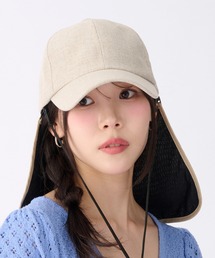 estaa（エスタ）の「【WEB限定】遮光100% UVカット 遮熱 接触冷感 洗える キャップ（キャップ）」