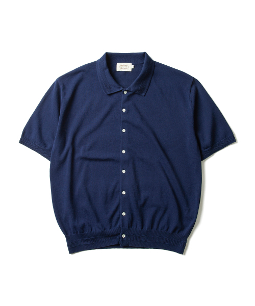 AMFEAST(アンフィースト)の「エッセンシャルハーフニットシャツネイビー(ニット/セーター・メンズ・その他・X-LARGE/MEDIUM/LARGE)」の2枚目の写真