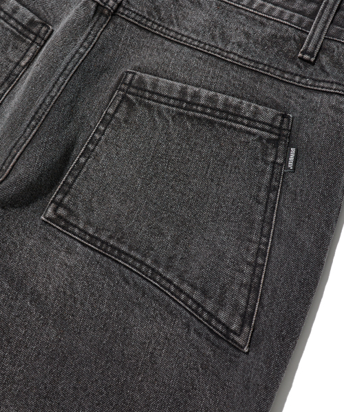 BROWNBREATH(ブラウンブレス)の「PATCHED STRAIGHT PANTS - BLACK(デニムパンツ・レディース・その他・L/M/XL)」の6枚目の写真