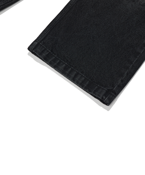 BROWNBREATH(ブラウンブレス)の「PATCHED STRAIGHT PANTS - BLACK(デニムパンツ・レディース・その他・L/M/XL)」の7枚目の写真