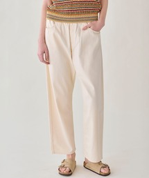 DANTON（ダントン）の「DANTON | カラーデニム イージーパンツ WOMEN（デニムパンツ）」