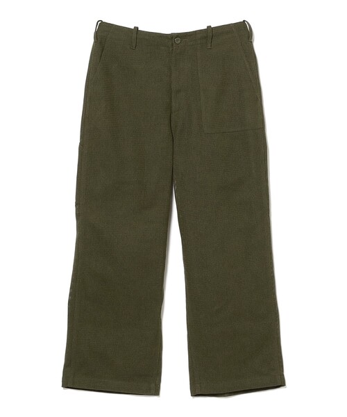 UNIVERSAL OVERALL（ユニバーサルオーバーオール）の「【別注】UNIVERSAL OVERALL / MESH CRAZY BAKER PANTS（その他パンツ・メンズ・オリーブ/ブラック・LARGE/MEDIUM/SMALL/X-LARGE）」の2枚目の写真