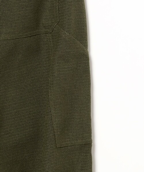 UNIVERSAL OVERALL（ユニバーサルオーバーオール）の「【別注】UNIVERSAL OVERALL / MESH CRAZY BAKER PANTS（その他パンツ・メンズ・オリーブ/ブラック・LARGE/MEDIUM/SMALL/X-LARGE）」の12枚目の写真