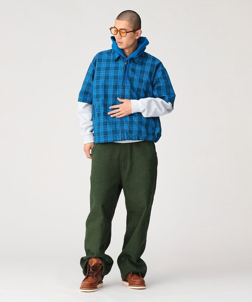 UNIVERSAL OVERALL(ユニバーサルオーバーオール)の「【別注】UNIVERSAL OVERALL / MESH CRAZY BAKER PANTS(その他パンツ・メンズ・オリーブ/ブラック・LARGE/MEDIUM/SMALL/X-LARGE)」の15枚目の写真