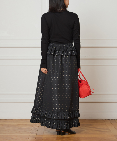 IENA LA BOUCLE（イエナラブークル）の「IENA LA BOUCLE コットンリブカーディガン（カーディガン/ボレロ・レディース・ブラック/ブラウン・FREE）」の8枚目の写真