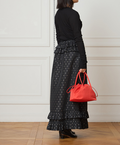 IENA LA BOUCLE（イエナラブークル）の「IENA LA BOUCLE コットンリブカーディガン（カーディガン/ボレロ・レディース・ブラック/ブラウン・FREE）」の9枚目の写真