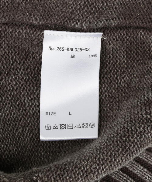 DANKE SCHON（ダンケシェーン）の「DankeSchon/ダンケシェーン/ACID WASH TENJIKU CREWNECK（ニット/セーター・レディース・ベージュ/ブラック・L/M）」の21枚目の写真