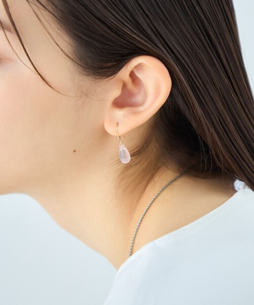 ete（エテ）の「[スウィングドロップ] K10 ナチュラルストーン ピアス（ピアス（両耳用）・レディース・A/C/D/E/F/B/G・FREE）」の13枚目の写真
