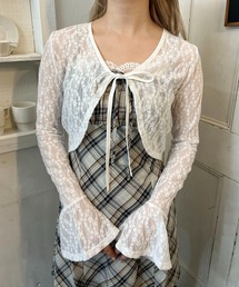 PHILLY | ベルスリーブリボンシアーカーディガン(カーディガン/ボレロ)