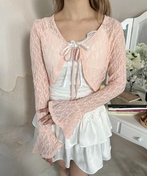 PHILLY（フィリー）の「ベルスリーブリボンシアーカーディガン（カーディガン/ボレロ）」