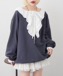 w closet | レースアップスウェット(Tシャツ/カットソー)