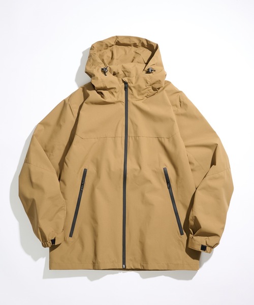 MAGASIN DE MODE Brew(マガジンデモードブリュー)の「【MAGASIN DE MODE Brew】Water Proof マウンテンパーカー 防水/撥水/レインコート KNF-YI ※(マウンテンパーカー・メンズ・ベージュ/ブラック・L/XL/M)」の8枚目の写真