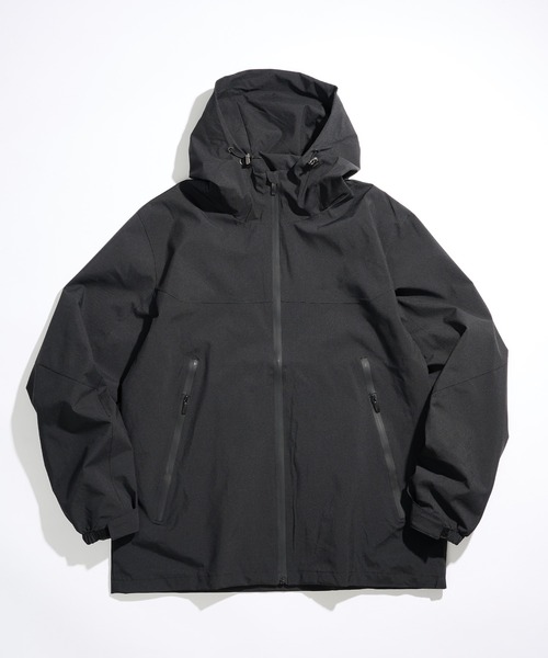 MAGASIN DE MODE Brew(マガジンデモードブリュー)の「【MAGASIN DE MODE Brew】Water Proof マウンテンパーカー 防水/撥水/レインコート KNF-YI ※(マウンテンパーカー・メンズ・ベージュ/ブラック・L/XL/M)」の4枚目の写真