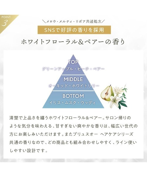plus eau(プリュスオー)の「プリュスオー リポアシャンプー 詰め替え用 350ml(シャンプー・レディース・シャンプー・FREE)」の6枚目の写真