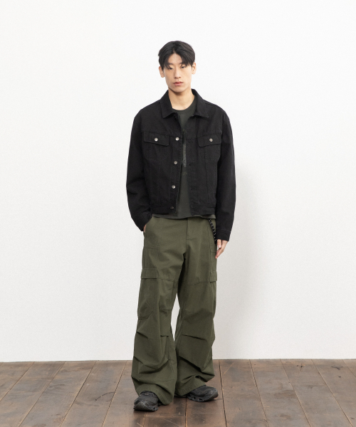BEGIN202（ビギン202）の「モジュラーカーゴパンツ [ヴィンテージオリーブ]（その他パンツ・メンズ・その他・1/3/2）」の2枚目の写真
