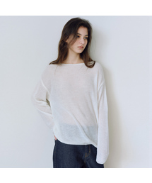 Lea wool boatneck knit