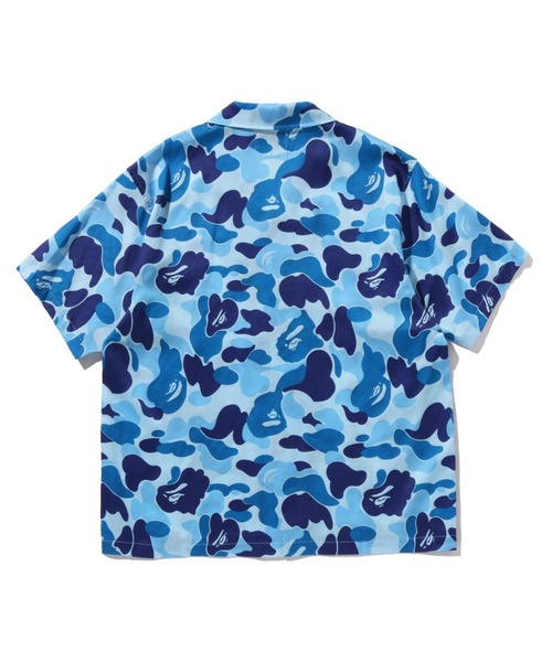 A BATHING APE(アベイシングエイプ)の「ABC CAMO OPEN COLLAR SS SHIRT(シャツ/ブラウス・メンズ・ブルー/グリーン/ピンク・MEDIUM/X-LARGE/SMALL/XX-LARGE/LARGE)」の6枚目の写真