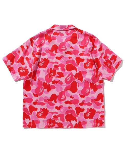 A BATHING APE(アベイシングエイプ)の「ABC CAMO OPEN COLLAR SS SHIRT(シャツ/ブラウス・メンズ・ブルー/グリーン/ピンク・MEDIUM/X-LARGE/SMALL/XX-LARGE/LARGE)」の7枚目の写真