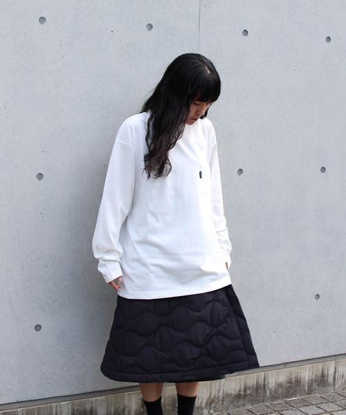 Snow Peak(スノーピーク)の「【オンライン限定】Living Shell Long Pro. L/S Tshirt 長袖 ロンT Tシャツ(Tシャツ/カットソー・メンズ・オフホワイト/ブラック・XXL/XL/L/M/S)」の3枚目の写真