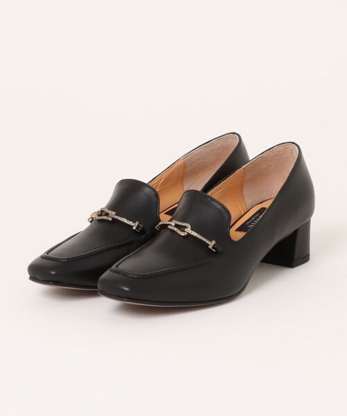 LANVIN collection(ランバン コレクション)の「ビットローファーパンプス(パンプス・レディース・ブラック/サンドベージュ・24.5cm/24.0cm/23.5cm/23.0cm/22.5cm)」の1枚目の写真