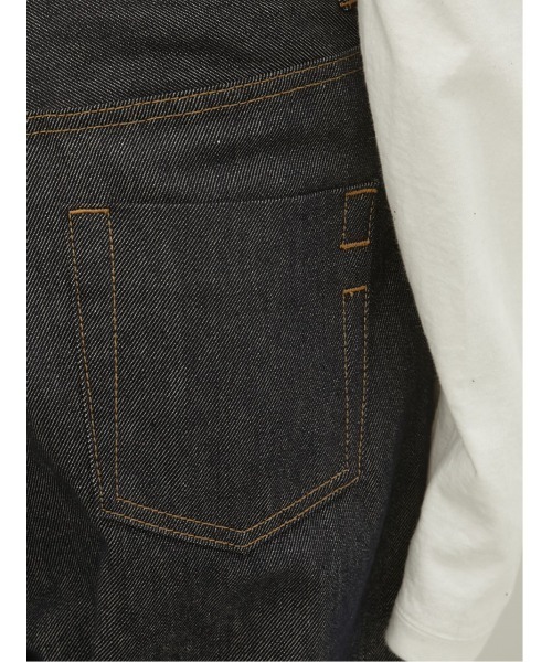 LA PEAU DE GEM（ラポドゥジェム）の「【LA PEAU DE GEM】high waist straight denim pants/ハイウエストストレートデニムパンツ（デニムパンツ・レディース・ブルー・SMALL/MEDIUM）」の11枚目の写真