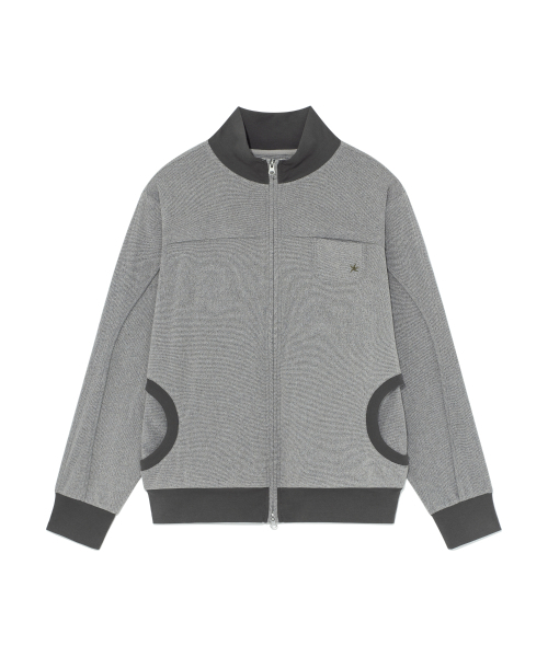 THECOLDESTMOMENT（ザコールデストモーメント）の「TCM cozy line jersey zip-up (grey)（その他アウター・レディース・その他・SMALL/MEDIUM/LARGE）」の2枚目の写真