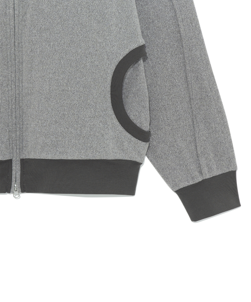 THECOLDESTMOMENT（ザコールデストモーメント）の「TCM cozy line jersey zip-up (grey)（その他アウター・レディース・その他・SMALL/MEDIUM/LARGE）」の5枚目の写真