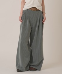 hazyl（ヘイジル）の「2 tuck straight wide slacks / ツータックストレートワイドスラックス（その他パンツ）」