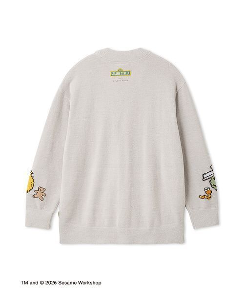 【SESAME STREET】エアリーモコアップリケカーディガン セール】【SESAME STREET】【HOMME】エアリーモコアップリケ