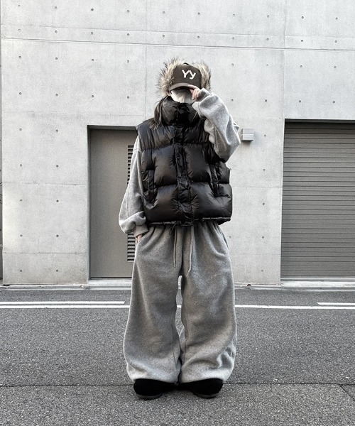 YACA(ヤーカ)の「Compact Padding Vest/コンパクトパディングベスト【unisex item】(ベスト・レディース・ブラック・FREE)」の9枚目の写真