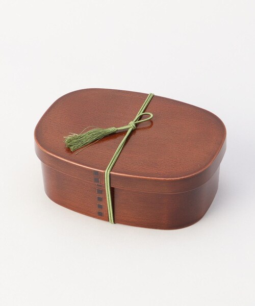 212 KITCHEN STORE（トゥワントゥキッチンストア）の「抗菌わっぱワンタッチ一段ランチボックス(仕切付) 茶（お弁当箱・レディース・その他・00）」の3枚目の写真