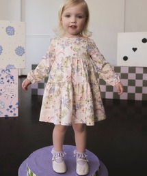 Cath Kidston（キャスキッドソン）の「キッズ ロングスリーブ ティアードドレス Pink Unicorn（ワンピース）」