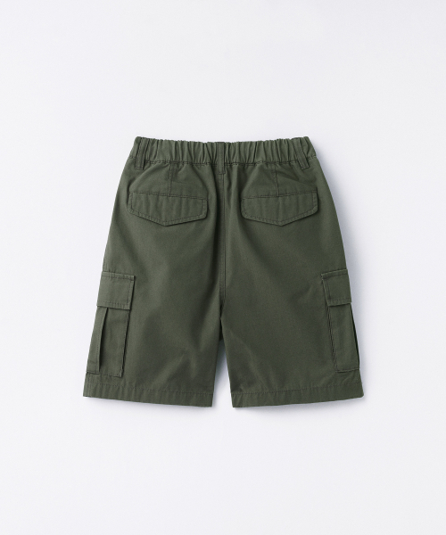 MUSINSA STANDARD KIDS（ムシンサスタンダードキッズ）の「リップストップバンディングカーゴショーツ[セージグリーン]（その他パンツ・レディース・その他・100/110/120/130/140/150/160）」の3枚目の写真