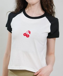 RVCA/ルーカ クロップドTシャツ レディース ROAM RAGLAN CROPPED BABY BG043204