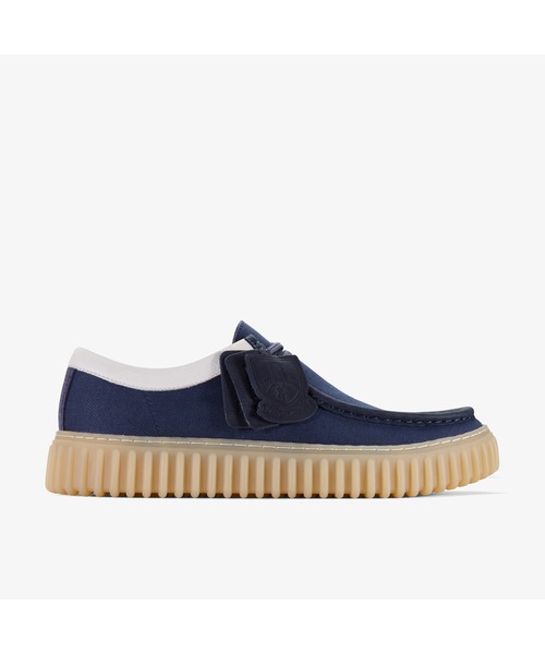 セール】Clarks｜クラークスのモカシン/デッキシューズ（キャンバス