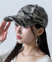 ANAP | カモフラ ダメージ キャップ(キャップ)
