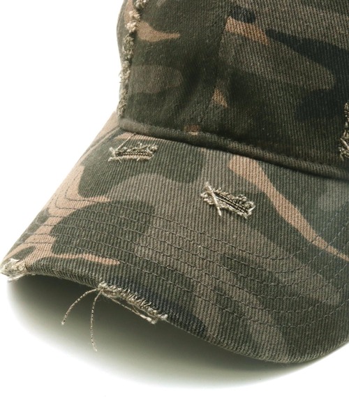 ANAP(アナップ)の「カモフラ ダメージ キャップ(キャップ・レディース・グレー/カーキ・F)」の16枚目の写真